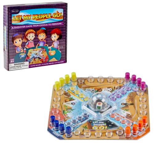 Rite Lite Let My People Go! Jewish Board Game Judaica Gifts for Kids Holiday Party Favors Judaism Game Up to 4 Players A Perfect Family-Friendly Party Game Fun & Educational