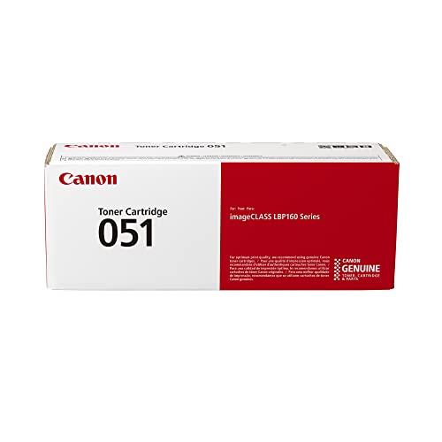 Canon Genuine Toner Cartridge 051 Black (2168C001), 1-Pack, for Canon imageCLASS MF264dw, MF267dw, MF269dw, LBP162dw Laser Printer, 1 Size (Toner 051 Standard) | The Storepaperoomates Retail Market - Fast Affordable Shopping