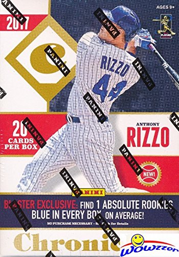 2017 Panini Chronicles Baseball EXCLUSIVE Factory Sealed Retail Box with SPECIAL Blue Absolute ROOKIE! Look for RC’s & Autographs from Aaron Judge, Cody Bellinger, Rhys Hoskins & Many More! WOWZZER!