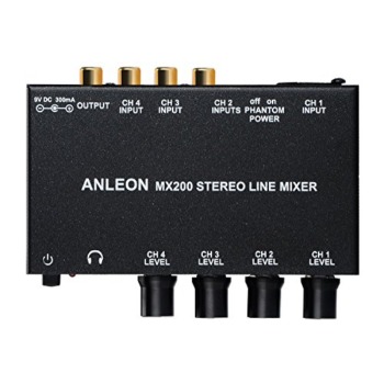ANLEON Stereo Mini Mixer mixes audio | The Storepaperoomates Retail Market - Fast Affordable Shopping
