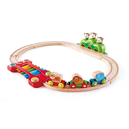 Hape Music and Monkeys Toddler Railway Train
