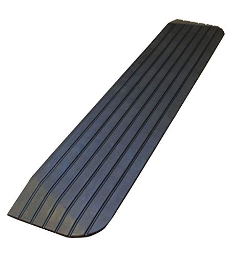 RK Safety RK-RTR01 1″ Rise Solid Rubber Power Wheelchair Scooter Threshold Ramp (1 Pc)