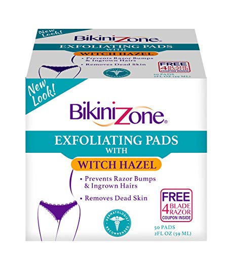 Bikini Zone After Shave Pads, 50 Count