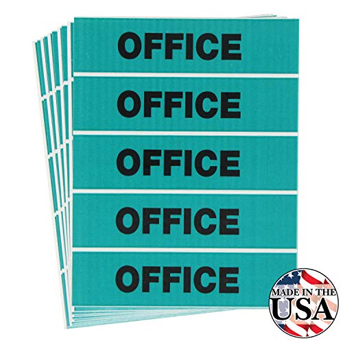 Tag-A-Room Color Coded Moving Box Labels (Office)