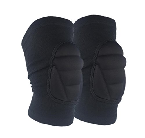 GAOHAILONG Sponge Anti-Collision Knee Pads Basketball Mountaineering Protection (Two Loaded)