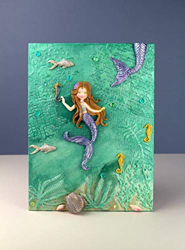 Katy Sue Mermaid Silicone Mold for Cake Decorating, Crafts, Cupcakes, Sugarcraft, Candies, Chocolate, Card Making and Clay, Food Safe Approved, Made in The UK | The Storepaperoomates Retail Market - Fast Affordable Shopping