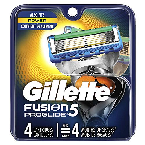 Fusion ProGlide Men’s Razor Blade Refills, 4 Count by Gillette 2 Pack