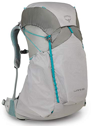 Discontinued Osprey Women’s Lumina 60 Ultralight Backpack, Cyan Silver, Small
