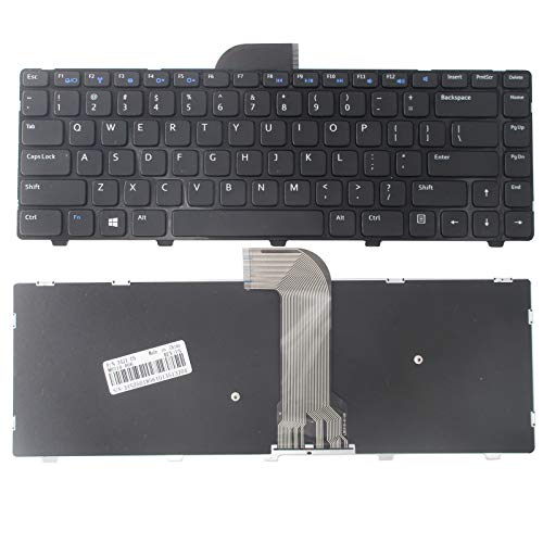 SUNMALL Keyboard Replacement Compatible with Dell Inspiron 14R 2158 3421 3437 5421 5437 15Z-5523 M431R,Vostro 2421, Latitude 3440 Series Laptop Black US Layout