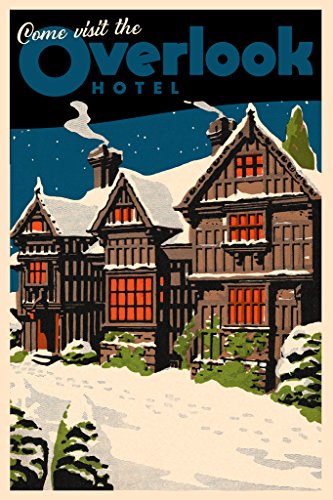 Come Visit The Overlook Hotel Famous Scary Horror Movie Vintage Travel Cool Wall Decor Art Print Poster 12×18