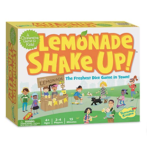 Peaceable Kingdom Lemonade Shake Up! – Cooperative Game for Kids