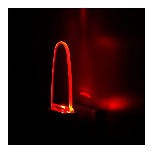 REMINDA 4 Pack Auto Nightlight Lamp with Dusk to Dawn Sensor for Bedroom, Plug in, Red
