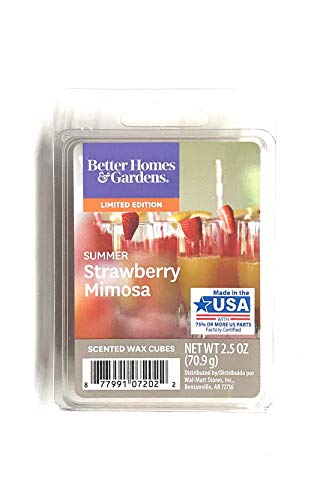 Better Homes and Gardens 2018 Limited Edition Summer Strawberry Mimosa Wax Cubes
