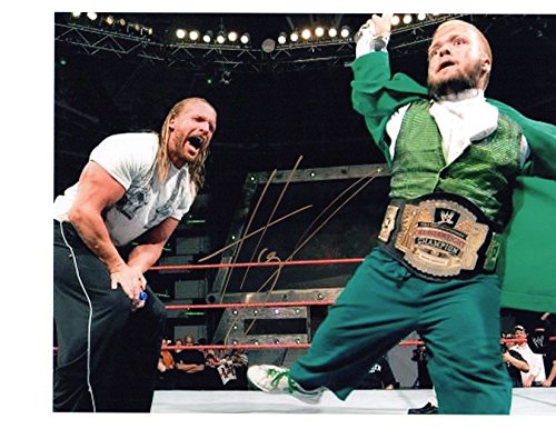 WWE ECW HORNSWOGGLE AUTOGRAPH AUTOGRAPHED SIGNED 8X10 PHOTO W/ TRIPLE H HHH
