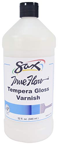 Sax True Flow Tempera Varnish, Gloss Finish, 1 Quart