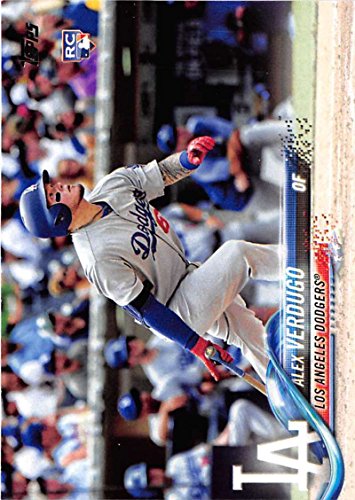 2018 Topps #281 Alex Verdugo Los Angeles Dodgers Rookie Baseball Card