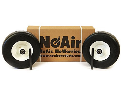 NoAir (2) Exmark Flat Free Wheel Assemblies 13×6.50-6 Lazer Z Repl 103-0069 103-0065
