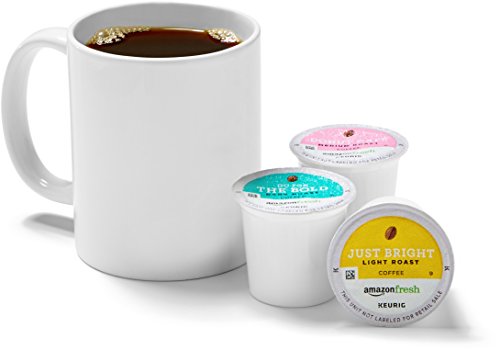 AmazonFresh 60 Ct. Coffee Variety Pack, 3 Flavors, Keurig K-Cup Brewer Compatible