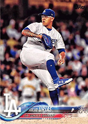 2018 Topps #124 Julio Urias Los Angeles Dodgers Baseball Card