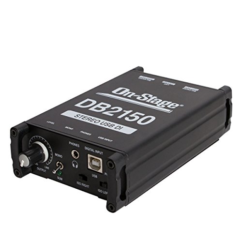 On-Stage DB2150 Passive Stereo USB DI Box