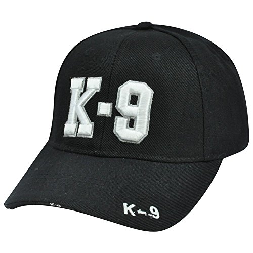 K-9 Police Unit Officer Gear, 3D Embroidered Adjustable Baseball Cap Hat