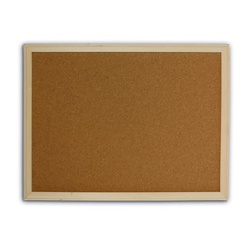 Framed Cork Board, 18″ x 24″, Wood Framed
