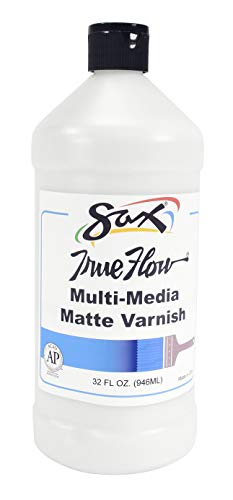 Sax True Flow Multi-Media Varnish, Matte Finish, 1 Quart