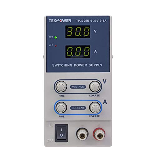 Tekpower TP3005N Regulated DC Variable Power Supply, 0-30V at 0-5A