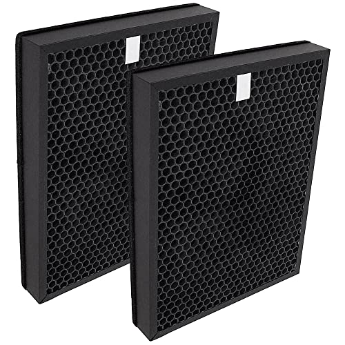 LifeSupplyUSA (2-Pack) True HEPA Air Cleaner Filter Replacement Compatible with AIRMEGA Max 2 High-Efficiency Air Cleaner 400/400S, 3111735 Deodorizer