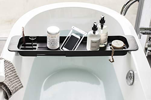 Yamazaki Home Tower Expandable Bathtub Caddy – Bathroom Tray Table Holder | The Storepaperoomates Retail Market - Fast Affordable Shopping