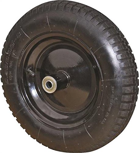 Rocky Mountain Goods Replacement Wheelbarrow Wheel Air Filled 13″- For 4 cubic ft. wheelbarrow wheels including Jackson, True Temper, Ames, Ace – Tread Grip Pattern