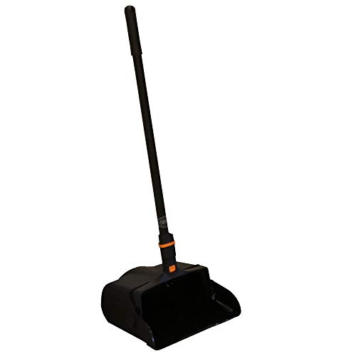 SWOPT 12” Upright Dustpan, Standard Combo – Ergonomic Design Eliminates Need to Bend While Cleaning – Interchangeable with All SWOPT Cleaning Products for More Efficient Cleaning and Storage
