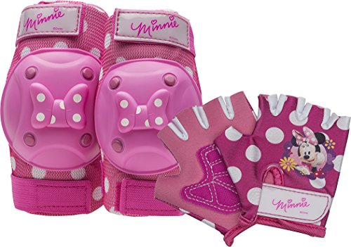 Bell Disney Minnie Mouse Protective Pad Set& Gloves