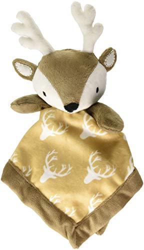 Levtex Home – Baby Deer Security Blanket – Soft and Cuddly Lovey – Plush – Tan, Taupe, Brown – Nursery Gift