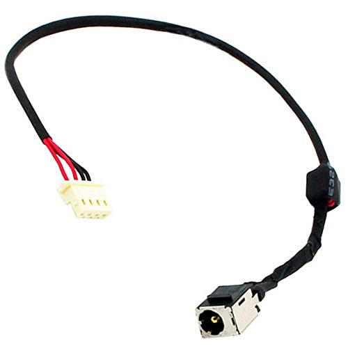 New AC DC Power Jack Plug Socket Cable Harness Replacement for Toshiba Satellite L755D-S5104 L755D-S5150 L755D-S5160 L755D-S5162 L755D-S5164 L755D-S5204 L755D-S5218