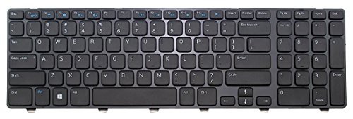New US Layout Laptop Keyboard Replacement for Dell Inspiron M731R (5735) Black Notebook US