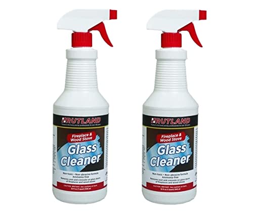 Rutland Fireplace Glass and Hearth Cleaner (2-(Pack))