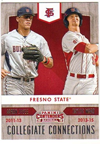 2015 Panini Contenders Collegiate Connections #19 Aaron Judge/Taylor Ward NM-MT