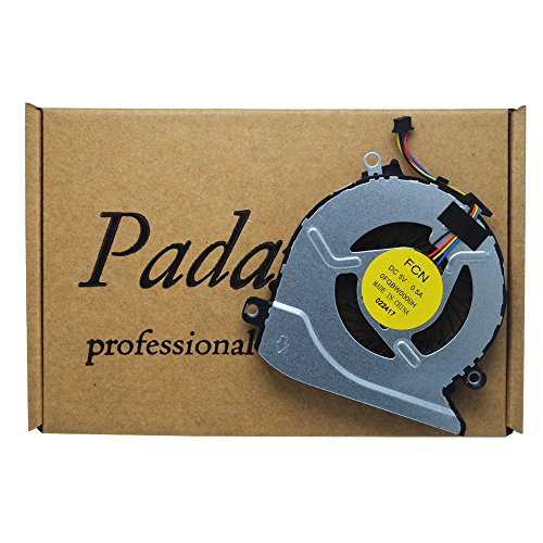 Padarsey Laptop CPU Cooling Fan Compatible for HP Pavilion 17-G100 17-G101DX 17-G179NB 17-G053US 17-g119dx 17-g121wm 17-G037CY 15-AB 15-AB000 15-AB100 15-ABXXX Series 806747-001 812109-01