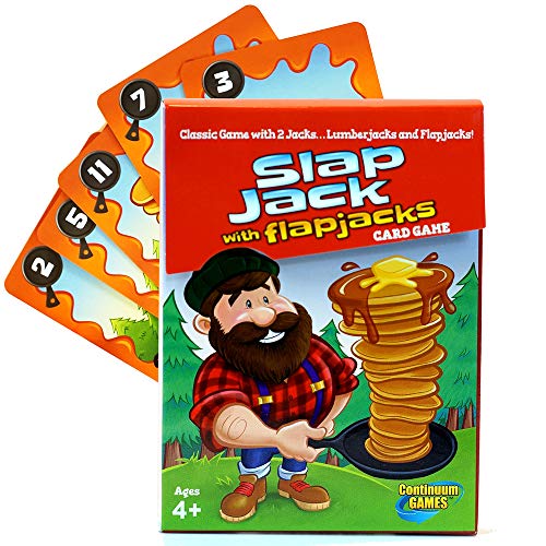 Continuum Games Slap Jack Flap Jacks Card Game – Kids Age 4 & Up