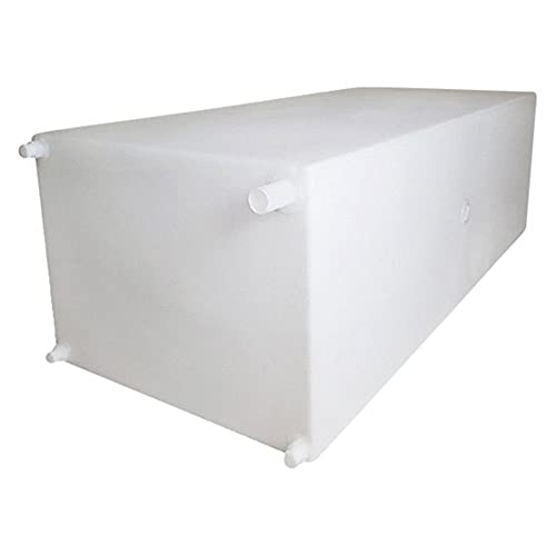 ICON 12720 Fresh Water Tank with 1/2″ FTP and 1-1/4″ Filler WT2456-47″ x 16″ x 21″, 63 Gallon , White