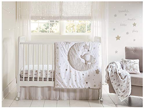 Wendy Bellissimo 4pc Nursery Bedding Baby Crib Bedding Set (Elephant)