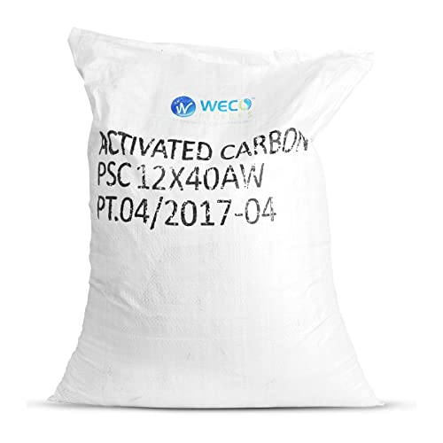 WECO Coco Shell Acid Washed Carbon for Water Filters – 1 cu.ft (12 x 40 MESH)