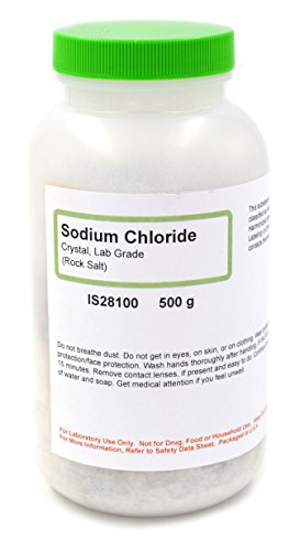 Lab-Grade Sodium Chloride Crystals, 500g – The Curated Chemical Collection
