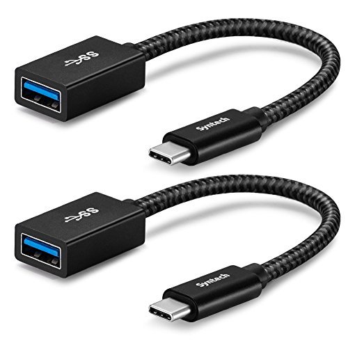Syntech USB C to USB Adapter, 2 Pack USB C to USB3 Adapter,USB Type C to USB,Thunderbolt 3 to USB Female Adapter OTG Cable Compatible with iPad Mini 6, MacBook Pro, Air and More