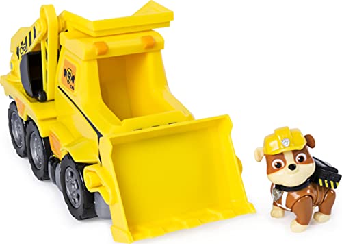 Paw Patrol Rubble’s Ultimate Rescue Bulldozer with Moving Scoop and Lift-up Dump Bed, Ages 3 and Up