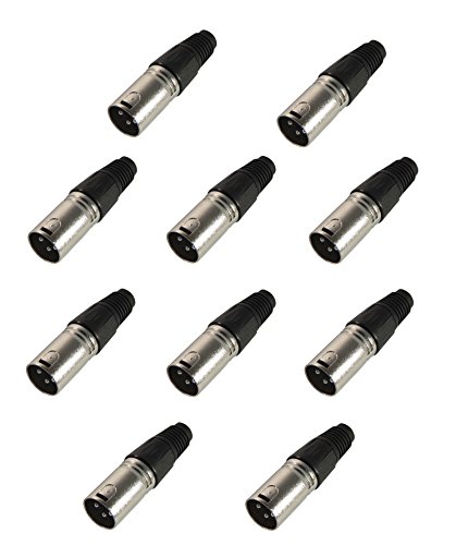 YCS Basics 10 Pack Wire Your Own Solder Type XLR Male Connector