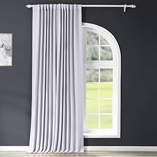HPD Half Price Drapes Extra Wide Room Darkening Curtains 100 X 108 (1 Panel), BOCH-144105-108-DW, Fog Grey