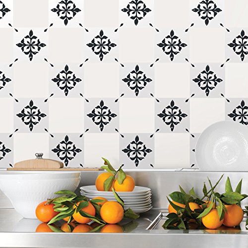 WallPops DWPK2789 Ironwork Tile Wall Decal, Black | The Storepaperoomates Retail Market - Fast Affordable Shopping