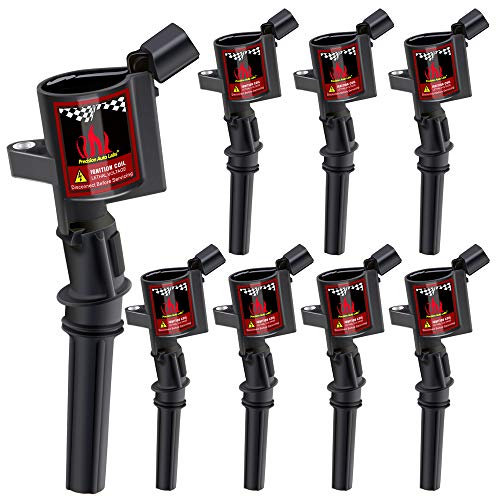 High Performance Coil Pack For F150 F250 F350 5.4L 4.6L V8 DG508, Ignition Coil For 1997-2014 Ford Crown Victoria E150 E250 Expedition Mustang Lincoln (Pack of 8pcs)